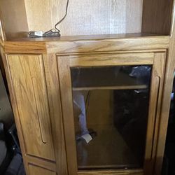 Long Entertainment Storage Wood 