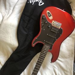 Fender SQUIRE Stratocaster Fender Strat guitar with case Never Used new condition