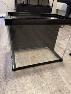 5.5 to 6 Gallon High Clarity Glass Rimless Aquarium Fish Tank