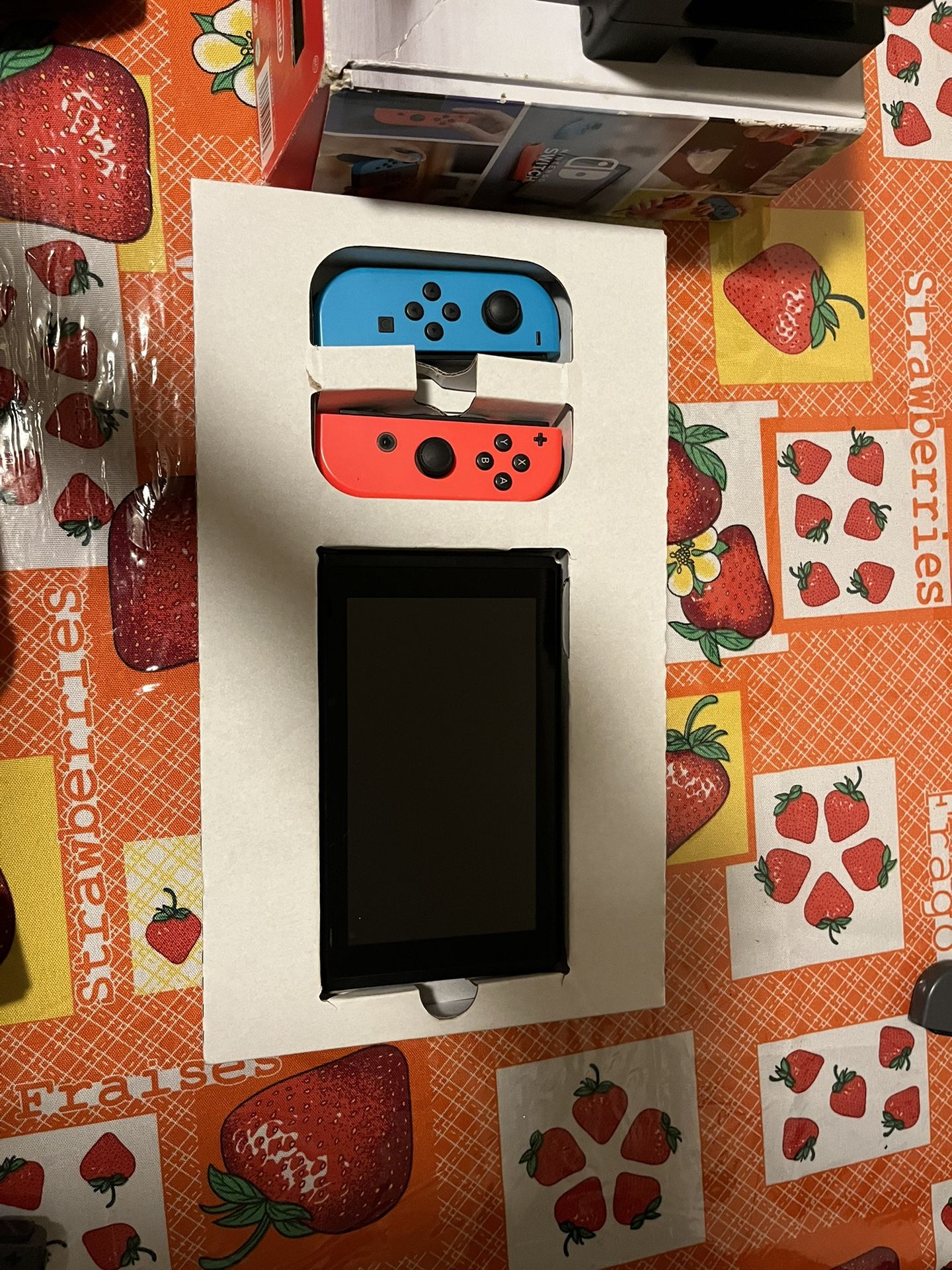 Nintendo Switch With Original Box .