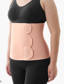 Momcozy Ergowrap Postpartum Band Recovery Wrap C-Section , Vaginal Birth coral Pink XXL New