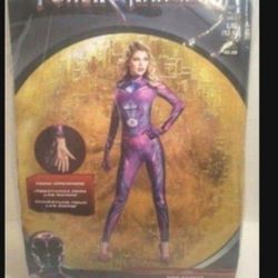 Pink Power Ranger  Bodysuit-Size 12-14-Adult/Teen Costume 