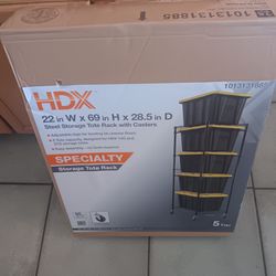 HDX STORAGE TOTE RACK
