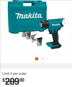Cordless Makita heat gun
