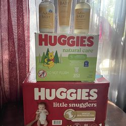 Huggies & Baby Shea Moisture Bundle