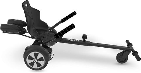 Hover-1 Falcon-1 Buggy Attachment | Turbo LED Lights, Compatible with All 6.5" & 8" Hoverboards, Hand-Operated Rear Wheel Control, Adjustable Frame, E