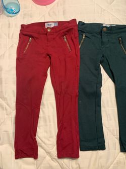 Patalones niña size 4t 2 por $12