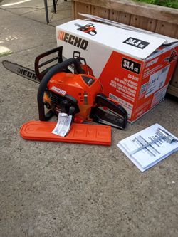 Like-New Echo CS-3410 14" Inch 34.4cc Gas 2-Stroke Chainsaw With Automatic Oiler