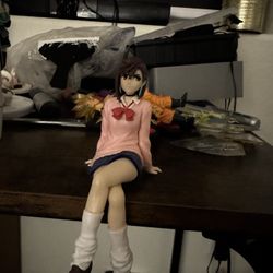 Ayase Momo Figure Sitting Model Action Figure Anime Statue Collection Ornaments Decorations PVC