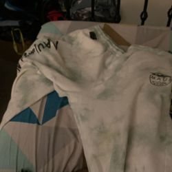 Light Green And White Sweatpants