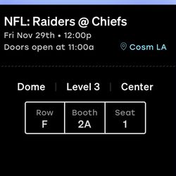 COSM Raiders vs. Chiefs