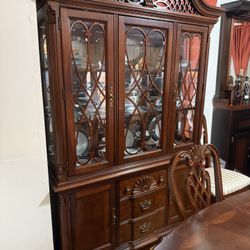 Dining Table And China Cabinet