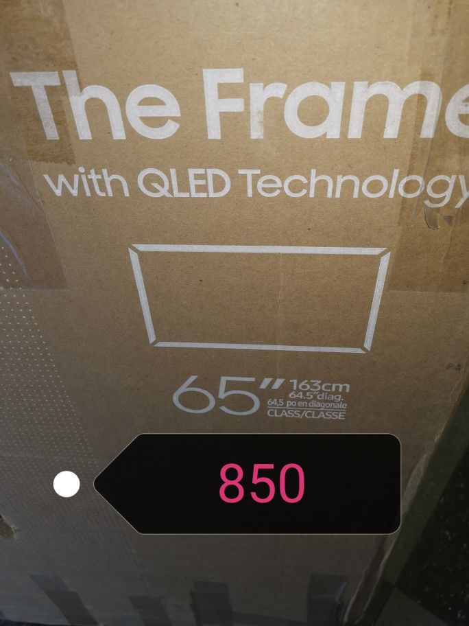 SAMSUNG 65"INCH QLED 4K THE FRAME TV LS03D