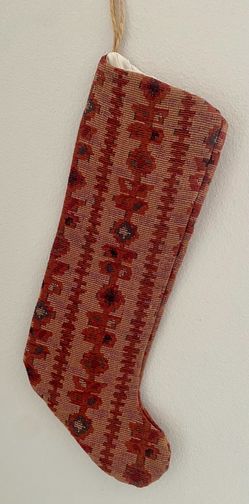 Vtg kilim rug stocking