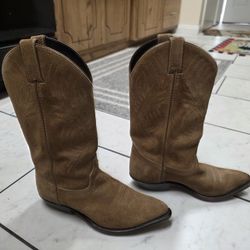 Code West Brown Suede Western Cowboy Boots 👢 Women Size 7