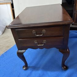 Solid Cherry Wood Side Table-1
