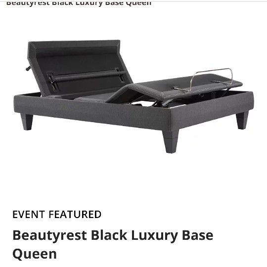 Beautyrest Luxury Base (Queen)(Black)