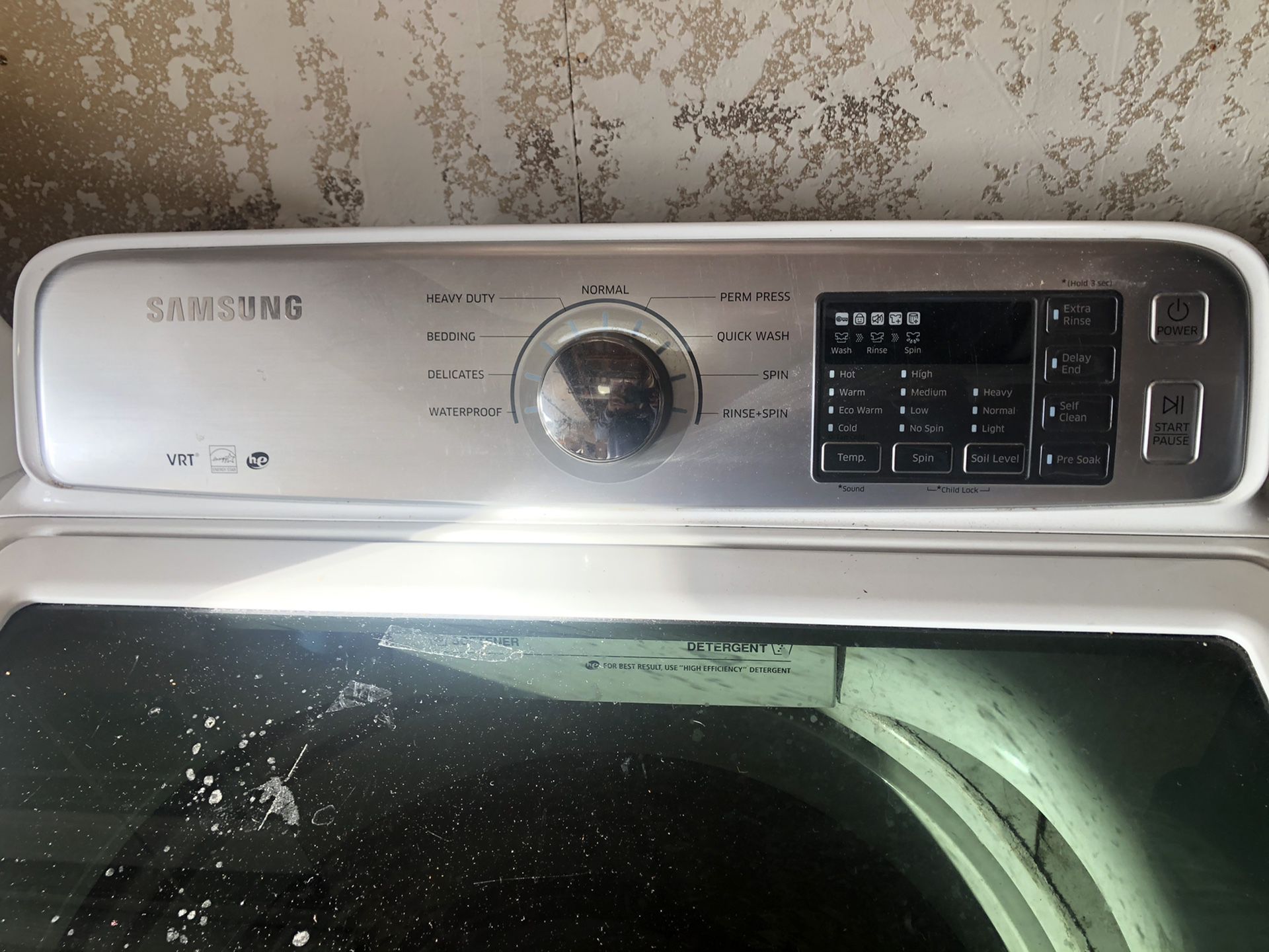 Samsung VRT Washing Machine & Whirlpool Cabrio Dryer