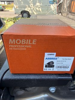 ABBREE AR-8118 GMRS Mobile FM Transceiver
