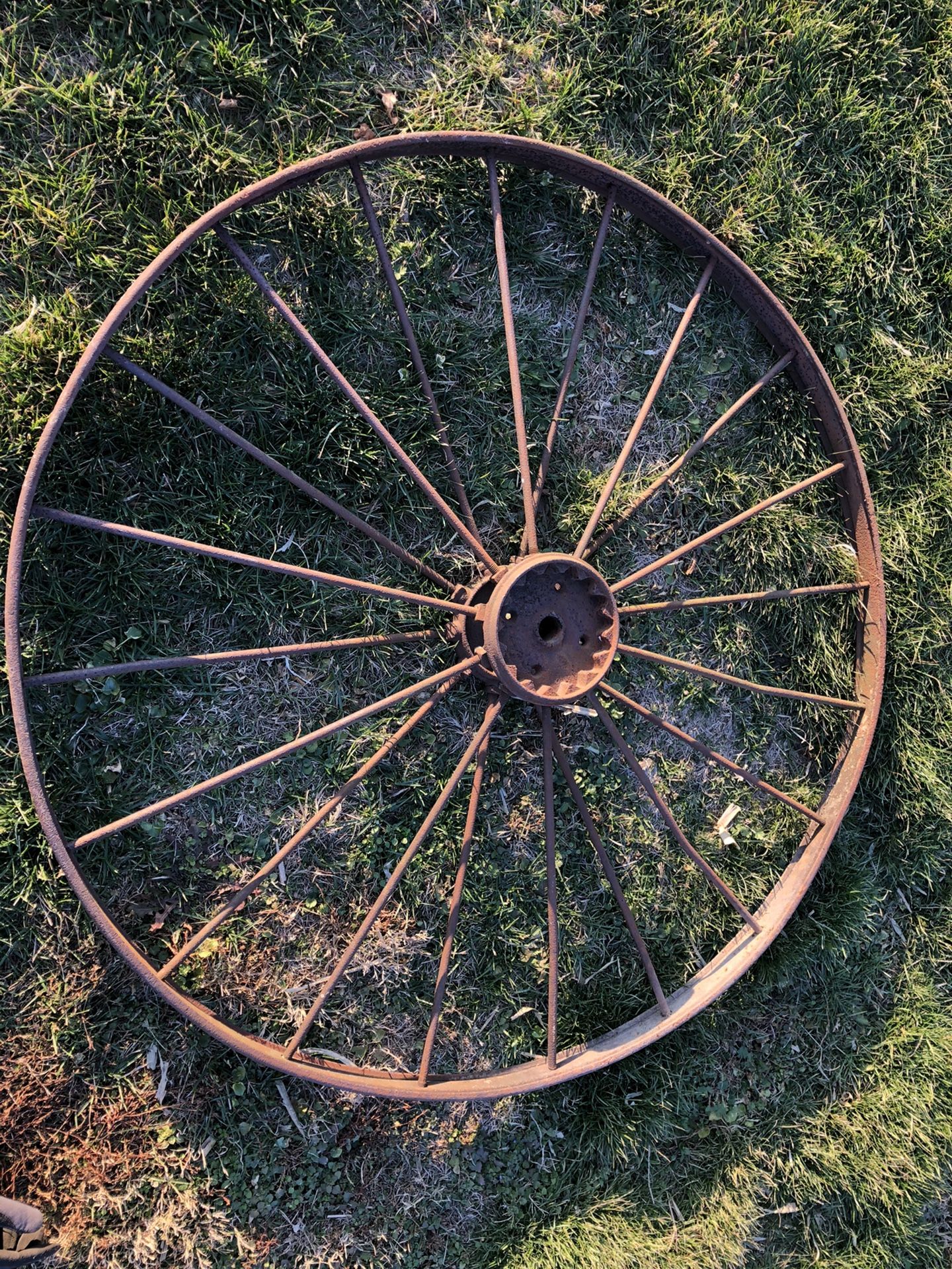 51-inch 20-spoke horse-drawn Steel Rim Wheel hay tedder rake farm implement P500