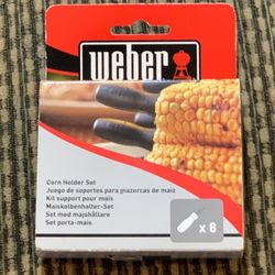 Weber (8) piece corn holder set