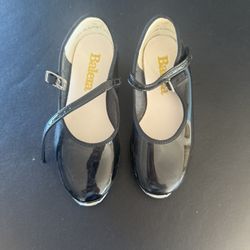 Balera Tap Shoes – Black Patent Mary Jane – Size Youth 9M