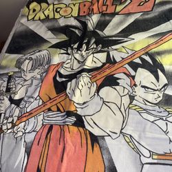 2000 Dragon Ball Z Beach Towel Funimation Goku Vegeta Trunks