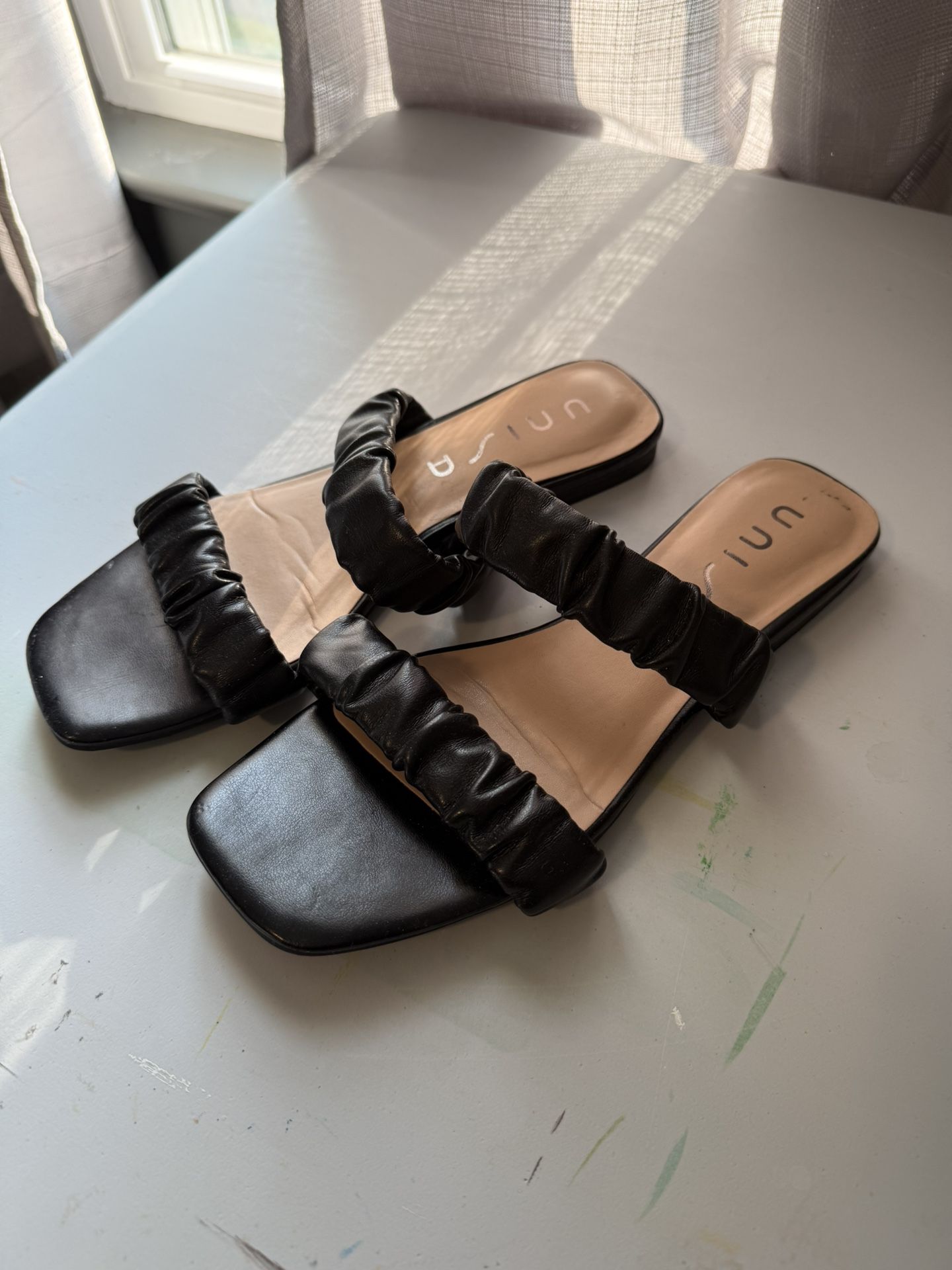 Flat Sandals, Size 7 1/2