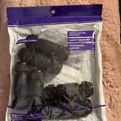 VCELINK Waterproof RJ45 Coupler IP68 Short Profile, Shielded Waterproof Ethernet