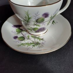 Duchess Bone China "Thistle" England #922 Tea Cup