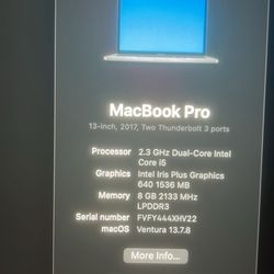 Mac Book Pro 13 Inc
