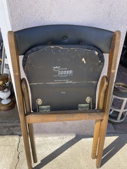 7 - Antique Folding Chairs