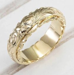 Gold Flower Ring