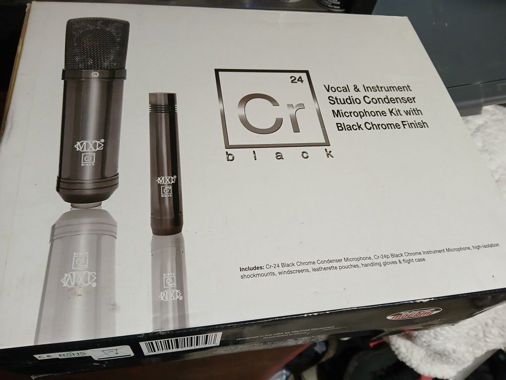 MVL CR 24 Black Chrome Studio Condenser Kit