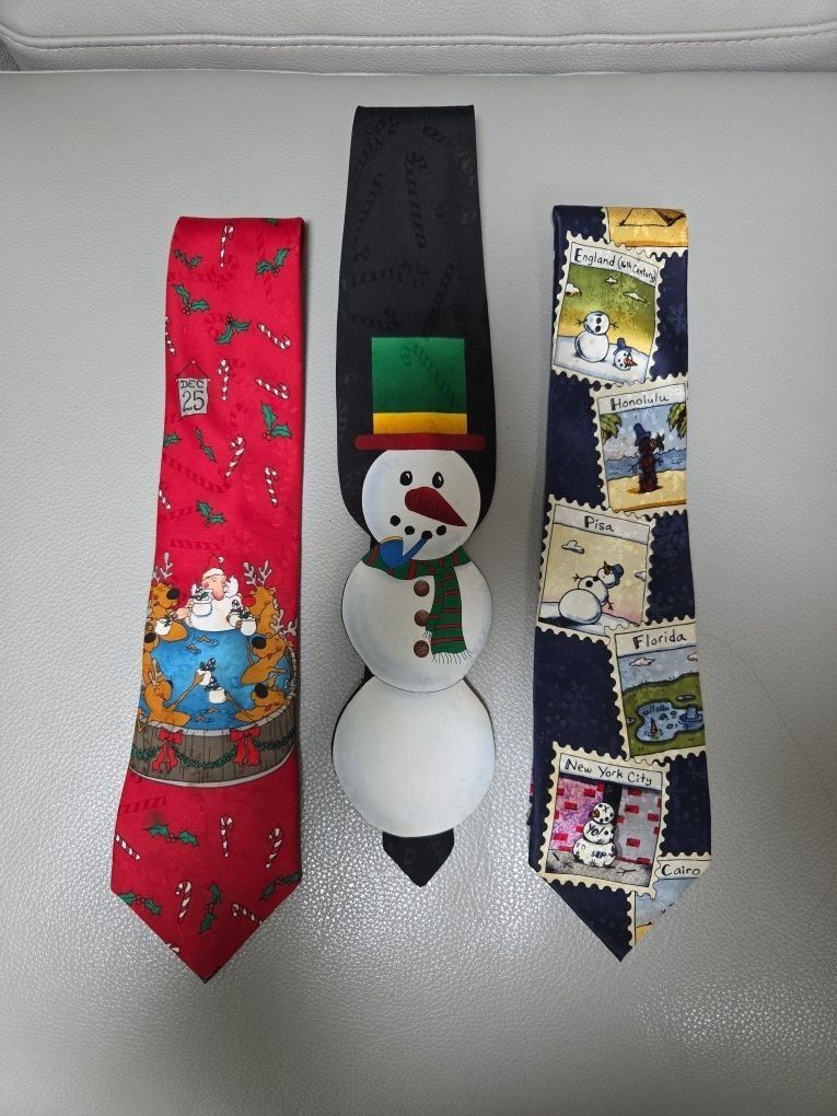 Christmas/winter themed ties