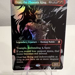 Ozai, the Phoenix King 0311 Borderless Foil - Magic The Gathering Avatar