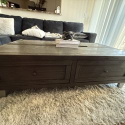 Gray wooden Coffee Table 