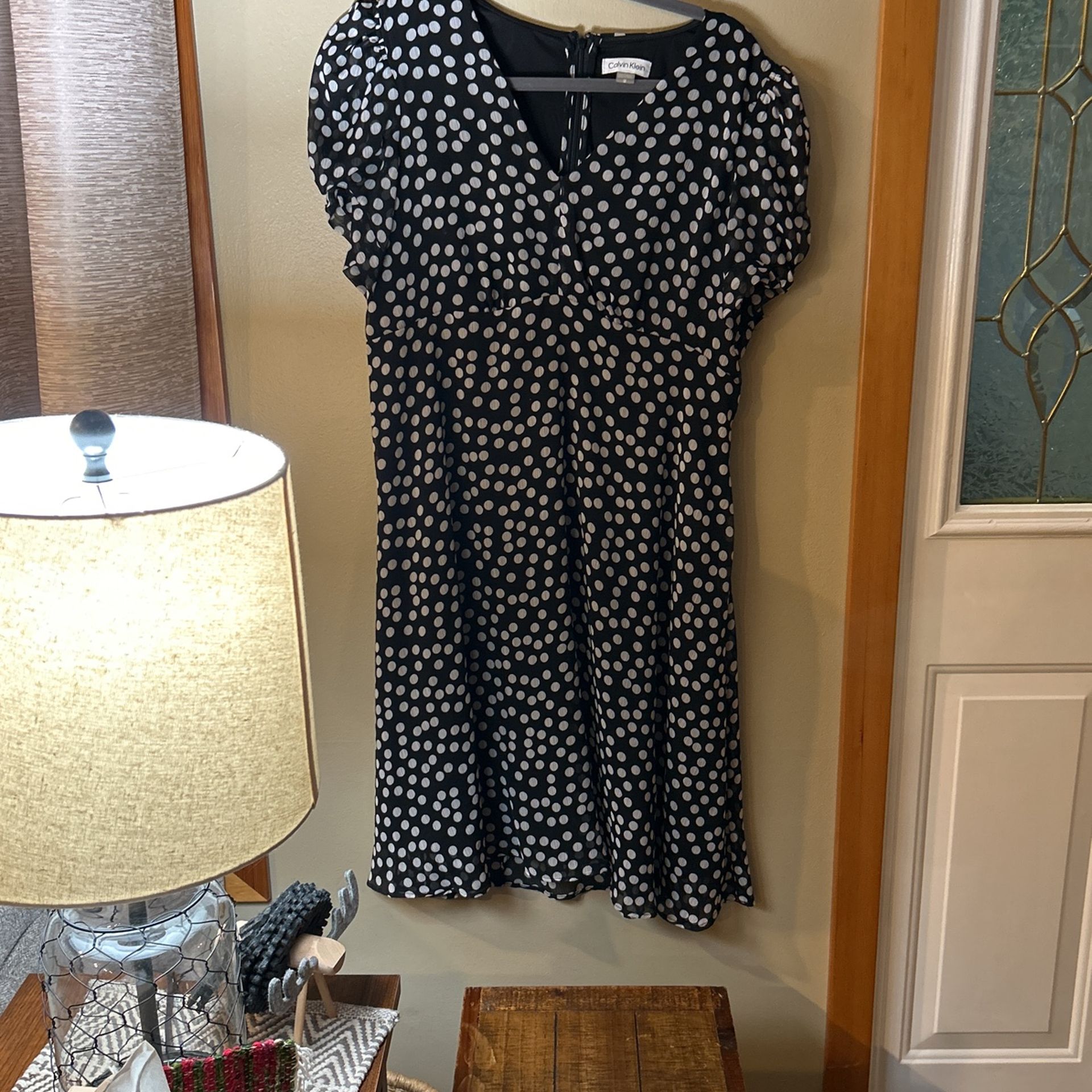 Adorable Calvin Klein polka dot dress