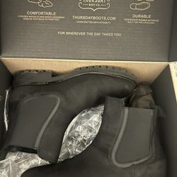 Thursday Boots Matte Black Size 8