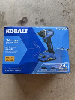 Kobalt Impact Drill With Battery And Charger