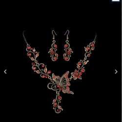 Enchanted Butterfly Jewelry Set 
