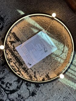 New or Like New 24” LED Ring Chandelier