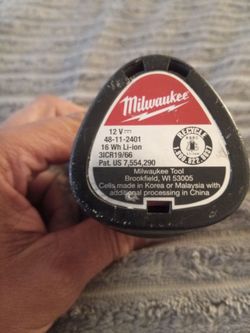 M12 Milwaukee battery