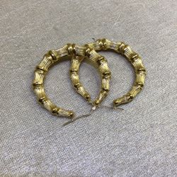 14K Gold Earrings 11 Gram