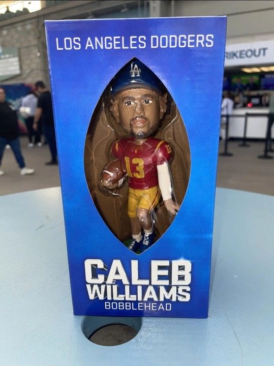 Caleb Williams Dodgers Bobblehead