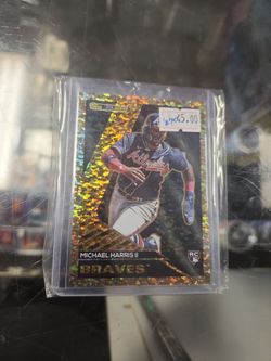 Topps Michael Harris 2 black gold rc 70/75