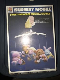 Baby animal mobile vintage
