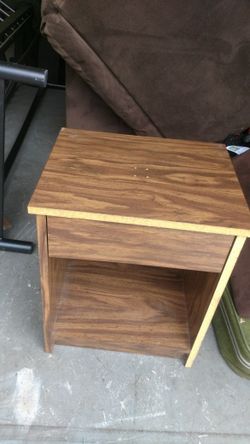 End table wooden