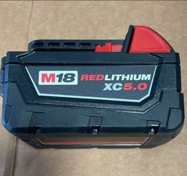 Milwaukee M18 XC 5.0 Battery  $60.00