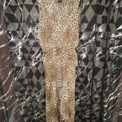 Leopard Print Maxi Dress